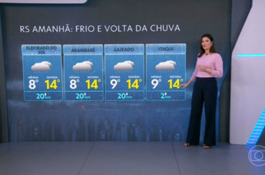  Rio Grande do Sul tem chegada de nova frente fria e previsão de chuva – G1